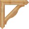 Ekena Millwork Funston Arts & Crafts Rough Sawn Bracket, Western Red Cedar, 6"W x 38"D x 38"H BKT06X38X38FST03RWR - alternate 2